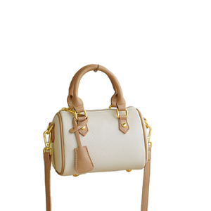 Sac fourre-tout décontracté <span class=keywords><strong>en</strong></span> PU et polyester pour femme, avec fermeture éclair, poignée et bandoulière amovible, portable et durable, vente <span class=keywords><strong>en</strong></span> <span class=keywords><strong>gros</strong></span> - Product Image 1