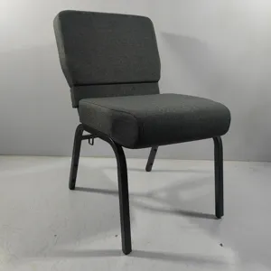 Toptan Modern popüler moda kiralama kullanılan minber kilise sandalyesi istiflenebilir 21 inç kilise sandalyeleri satılık