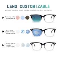 Monture de lunettes optiques en acétate unisexe, nouvelle collection 2023, style vintage rétro, fabrication artisanale, luxe, haute qualité, légères, anti-lumière bleue, avec étui