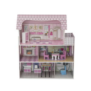 Juguete para niños Muebles Familia feliz <span class=keywords><strong>Casa</strong></span> <span class=keywords><strong>de</strong></span> <span class=keywords><strong>muñecas</strong></span> <span class=keywords><strong>gigante</strong></span> para niños DIY - Product Image 2