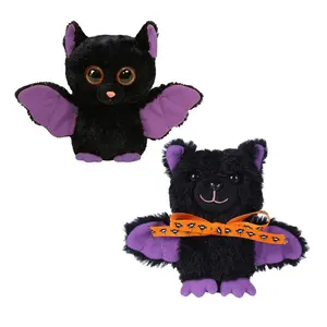 2021 Cheap kawaii halloween black bat stuffed animal plush toys for promotion