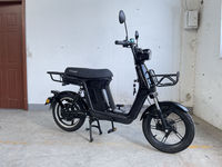 Trottinette électrique noire 48V 60V, vélo électrique de banlieue, pneu tubeless, mobilité urbaine