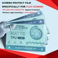 Película Protectora de Pantalla Específica para Pantallas Planas, TPU EPU HD Mate, Engrosada, Resistente a Impactos, Flexible