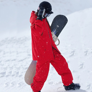 2025 invierno nuevo estilo mujer Freestyle traje de esquí Snowboard doble tabla a prueba de viento impermeable algodón cálido Pantalones - Product Image 4