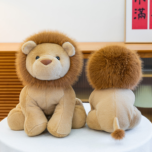 Peluche de León Cachorro Realista Personalizado - Muñeco de Peluche Realista, Lindo León de Simulación para Colección - Product Image 2