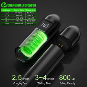 Machine à tatouer sans fil Tuffking avec écran numérique, corps en aluminium, batterie au lithium, outil professionnel nouvelle génération pour le marché international - Product Image 3
