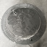 Couvercle de regard en fonte ductile résistant aux déformations pour puits de drainage