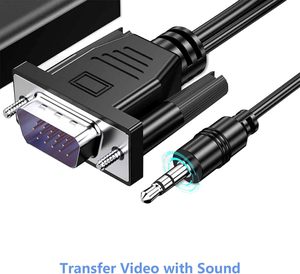 Vga Naar Hdmi Adapter Voor Het Aansluiten Van Traditionele Vga Interface Laptop, Pc Naar Hdmi Monitor Of Projector, Vga Mannelijke Naar Hdmi Converter - Product Image 3