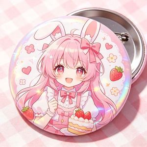 Custom Lenticular Tinplate Button Badge Name Metal Tin <b>Pin</b> Wholesale Logo Offset Printing in Promotional Business Gifts - Product Image 1