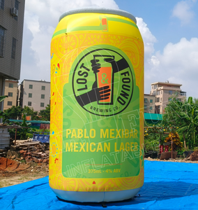 Bouteilles de vin gonflables personnalisées, conception géante de canettes publicitaires, gobelets à bière gonflables à LED avec logo de marque pour les événements - Product Image 3