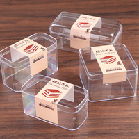 Emballage de cuisson transparent Boîte à pâtisserie carrée Sandwich en plastique Tiramisu Dessert Boîte à gâteau Récipient alimentaire jetable personnalisé