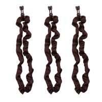 Vente en gros d'élastiques à cheveux en satin de soie ajustables personnalisés, chouchous extra longs en satin, outils de frisage sans chaleur, bandeaux