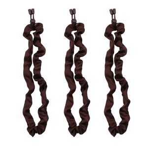 Vente en gros d'élastiques à <span class=keywords><strong>cheveux</strong></span> en satin de soie ajustables personnalisés, chouchous extra longs en satin, outils de frisage sans chaleur, bandeaux - Product Image 5
