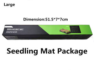 XHC F143 Style simple 20*20,75 pouces Double écran PVC Tapis chauffants électriques à contrôle de chaleur certifiés MET Chauffage d'intérieur pour jardinage - Product Image 6