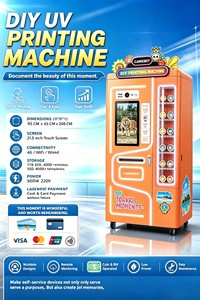 JOYDD Kiosque de vente libre-service sans personnel, paiement sans espèces, distributeur automatique de souvenirs de voyage, impression personnalisée IA UV - Product Image 2