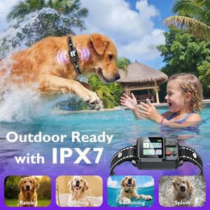 ปลอกคอสุนัขแบบไร้สาย Tatasara พร้อม GPS กันน้ำ IPX7 ปรับระยะได้ 49-6561 ฟุต สำหรับสุนัขน้ำหนัก 15-120 ปอนด์ สำหรับฝึกสุนัขในสวน - Product Image 5