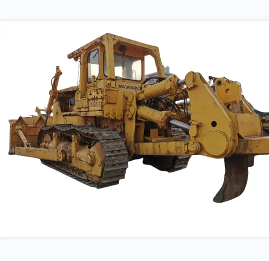 ใช้รถดันดินญี่ปุ่น Komatsu D155A รถตักตีนตะขาบ D65 Komatsu Dozer