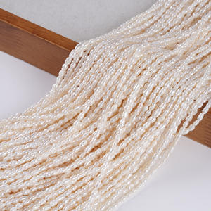 Perlas de Agua Dulce con Forma de Botón Pequeñas al por Mayor del Fabricante, 2.5-3mm, Cuentas Semiterminadas para DIY, para Collar y Pulsera - Product Image 4