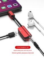 Adaptateur audio et de charge USB-C vers 3,5 mm pour téléphone portable, fonction casque et charge deux-en-un, pour l'international