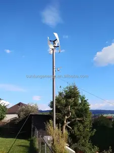 Fabricantes de China <span class=keywords><strong>VAWT</strong></span> CE alta calidad 1KW turbina eólica de eje Vertical arranque de baja velocidad del viento 12/24V Vertical Dynamo Gene - Product Image 4
