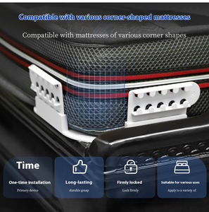Strapazierfähiger Bettlakenhalter aus Kunststoff für Offene Ecken mit Verschlussstreifen, Bettlaken-Clips, Lakenspanner, Zlumber Lock - Product Image 4