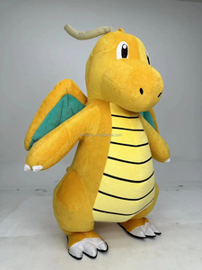 Funtoys moq 1 PC phong cách mới tùy chỉnh Inflatable <span class=keywords><strong>Charizard</strong></span> Linh Vật Trang phục đầy đủ cơ thể sang trọng màu vàng Inflatable rồng trang phục cho bữa tiệc - Product Image 4