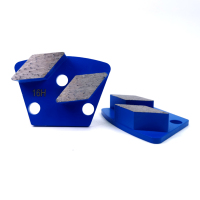 SUMO Disque de béton diamant trapézoïdal à double segment de requin à liaison métallique moyenne pour rectifieuse de béton ASL XINGYI