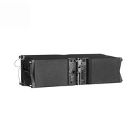 Enceintes Line-Array Empilées Multi-Haut-Parleurs en Bois Suspendues pour Festivals de Musique en Extérieur, Stades et Renforcement Sonore de Scène