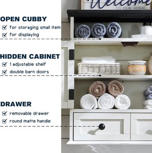 CF Taille personnalisée en <span class=keywords><strong>bois</strong></span> moderne mur salle de bain placard tiroir étagère réglable Double portes de grange stockage <span class=keywords><strong>armoire</strong></span> <span class=keywords><strong>à</strong></span> <span class=keywords><strong>pharmacie</strong></span> - Product Image 3