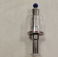 Soupape droite de décompression de brasserie avec manomètre et extrémité TC Triclamp en acier inoxydable