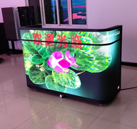Écran LED incurvé Starcolor JCT P1.8 pour comptoir d'accueil, affichage interactif Ultra HD, garantie 1 an, luminosité 800 cd, montage mural pour