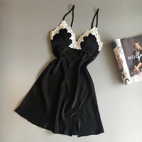 Robe de nuit pour femmes Wildness, vêtements de détente quotidiens, vêtements de nuit pour femmes, lingerie avec dentelle