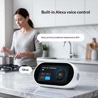 YDD Tuya Google Home WiFi Smart Home Hub, passerelle multi-mode, télécommande infrarouge, Alexa intégrée, haut-parleur HiFi, commande vocale