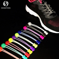 Lacets de chaussures réfléchissants sans nœuds à verrouillage rapide, lacets élastiques réfléchissants pour baskets de course