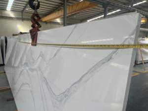 Cuarzo Artificial Gris Calacatta, Piedra Artificial de Primera Calidad - Product Image 3