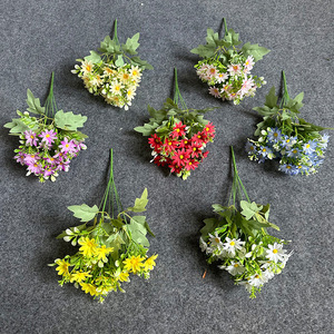 Ramos de Girasoles Artificiales, Flores de Seda, Decoraciones para Bodas, Moldeo por Inyección, Arreglos de Alta Gama para Sala de Estar - Product Image 2