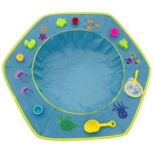 Piscinas Infantiles Personalizadas de Poliéster de 72x72 cm para Niños de 2 a 4 Años, Unisex, para Jugar en la Playa y al Aire Libre - Product Image 2