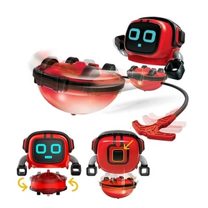 Jouet robot gyroscopique rotatif 3 en 1, engrenage de traction, <span class=keywords><strong>toupie</strong></span> de combat, kit de voiture robot, jouet gyroscope détachable amovible pour enfants - Product Image 2