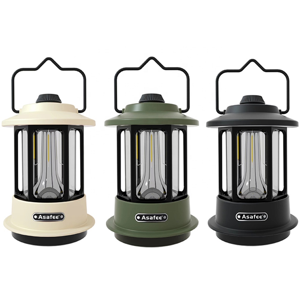 Asafee portable LED 120LM outdoor Camping Lantern tyoe-c Rechargeable 18650 battery Waterproof IPX4 