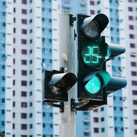 Feux de signalisation piétonnière LED rouge et vert de sécurité, étanches IP53, 12VDC, 300 mm, fabriqués par [Nom du fabricant]