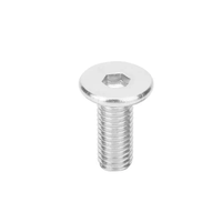 Vis de précision en acier inoxydable à profil ultra bas M2 M3 M4 M5 M6 X 50mm M8, vis à tête fine hexagonale à six pans creux, micro-vis