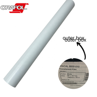 Film graphique rétroéclairé ORACAL 8500-010, performance dimensionnelle stable, faible rétrécissement pour lettres en relief