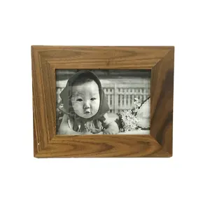 DS Großhandel maßge schneiderte Bambus Foto Fabrik antiken Holz Baby kreative Foto Bilderrahmen