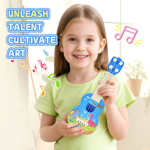 Guitares Simulées à Quatre Cordes en Forme d'Animaux <span class=keywords><strong>de</strong></span> Dessin Animé, Jouets Musicaux Éducatifs Classiques et Amusants pour Enfants - Product Image 3