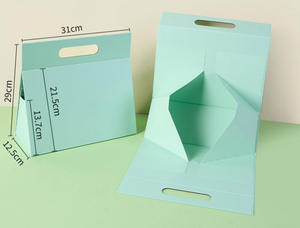 Scatola Regalo Personalizzata con Manico Fustellato |   Contenitori Alimentari Monouso con Goffratura e Laminazione Opaca <span class=keywords><strong>per</strong></span> Panetterie, Fast Food e Sushi - Product Image 3