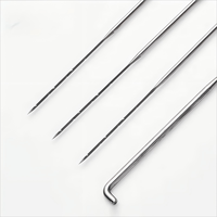 Aiguille à feutrer en métal pour géotextile, machine à aiguille pour textile de coton, aiguille à long filament pour tissu non tissé