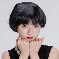 Parucca 1338729 per feste con capelli nudi e stile - Product Image 1