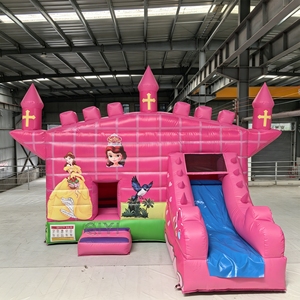 Jump House <b>Inflatable</b> <b>Bouncer</b> pink Bounce House <b>Inflatable</b> Small Jumping Castle for Kids Indoor Jumping Castle for Kids - Product Image 3