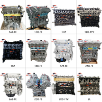 Prix de Vente Moteur Diesel 1AR 3AR 2RE 1ZZ 3Y 1KD D4D 3SZ 1KZ 1GR 1HZ 3L 2L 4Y 3RZ 22R 5A 5L pour Toyota