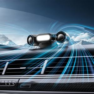 Ventilador de Coche MEMO G12 Recargable de 2 Cabezas, Ventilador Doble para Asiento Trasero de Coche, para Sedán, SUV, Camioneta, Accesorios Automotrices - Product Image 1